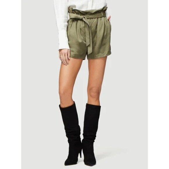 Frame Paperbag Pocket High Rise Short Army Green - Size XS - Picture 7 of 8
